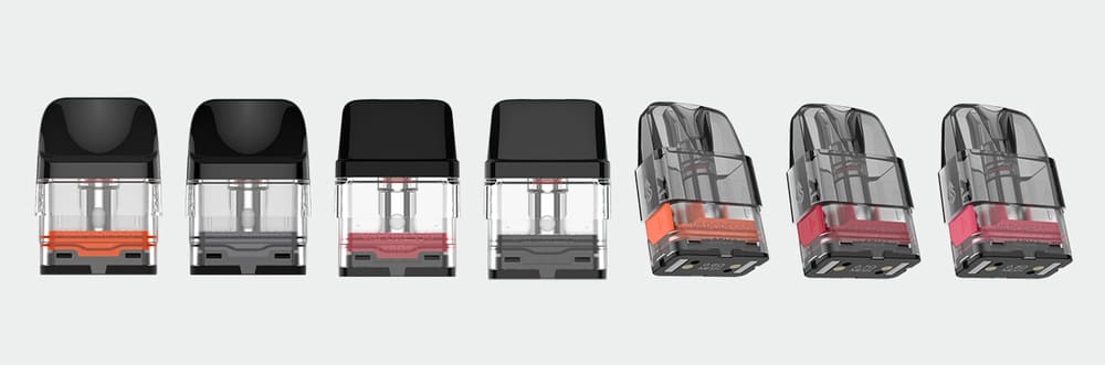 Лінійка змінних картриджів Vaporesso XROS і XROS 3 з різними опорами: від 0.6 Ом для вільної затяжки до 1.2 Ом для тугої MTL. Картриджі з оновленим захистом від протікань і зручним боковим або верхнім заправленням, підходять для всіх пристроїв серії XROS.